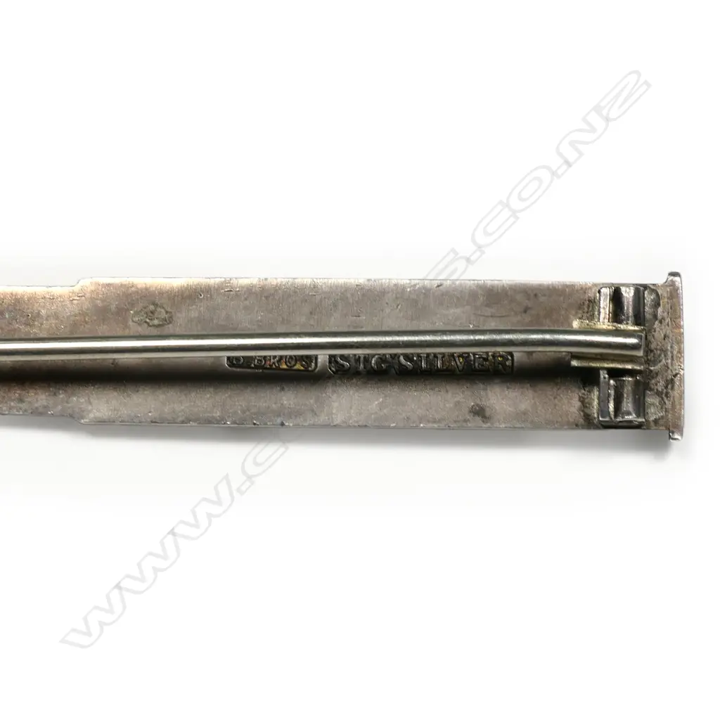 S. Bros. silver bullet form WWI sharp shooter presentation badge, Image 1++